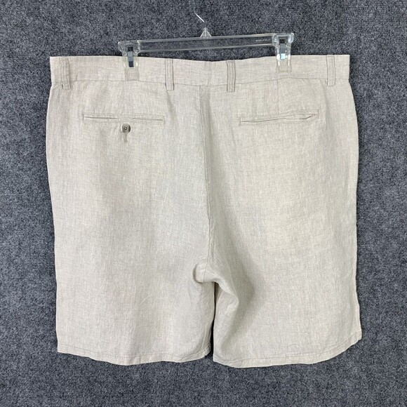 Old Navy Walking Shorts Men Size 40 NWT Washable Linen Ultimate Slim Beige - Picture 6 of 8
